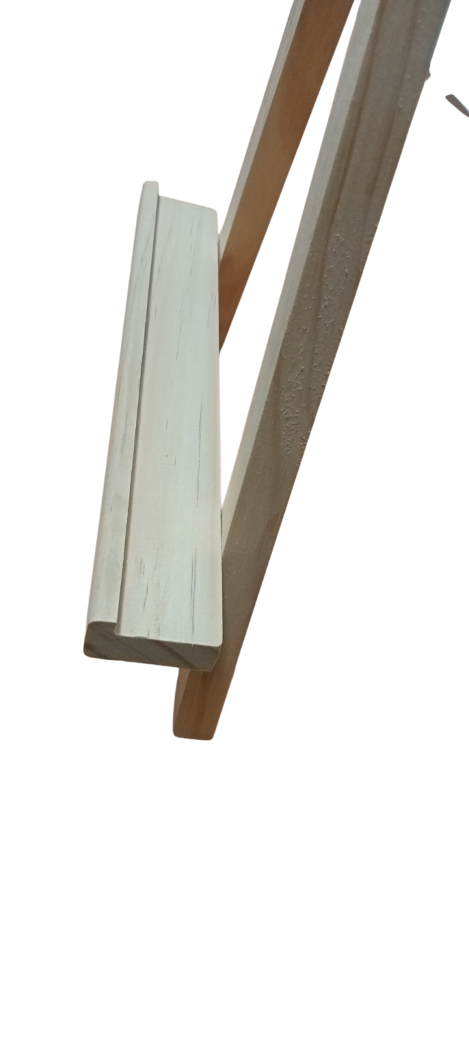 Detalle soporte de lienzo